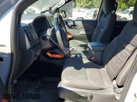 2023 Nissan Frontier Pro-4X with VIN 1N6ED1EK8PN624990, listed as a Copart auction lot 66409585 with 41,232 mi miles and Salvage title. Bid and sale history available at DreamBid. Image 7.