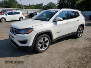 2019 Jeep Compass Limited with VIN 3C4NJCCB7KT662584, listed as a Copart auction lot 68265085 with 75,610 mi miles and Salvage title. Bid and sale history available at DreamBid. Image 1.