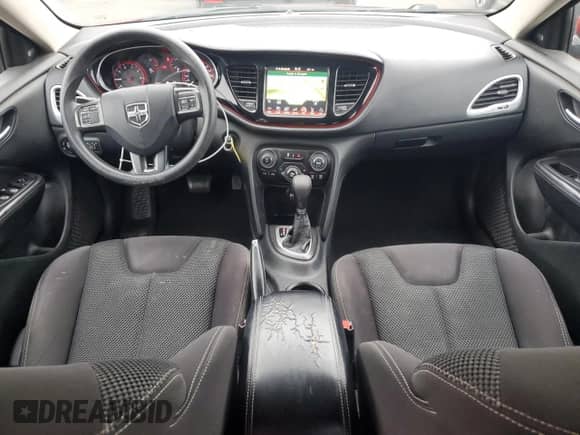 2014 Dodge Dart SXT with VIN 1C3CDFBB6ED743608, listed as a Copart auction lot 89515815 with 187,018 mi miles and Salvage title. Bid and sale history available at DreamBid. Image 8.
