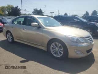 2012 Hyundai Genesis 3.8L z VIN KMHGC4DD6CU191944, wystawiony jako Copart lot #69279064 z przebiegiem 100 963 mil mil oraz Szkoda całkowita • Salvage title. Historia ofert i sprzedaży dostępna na DreamBid. Obrazek 4.