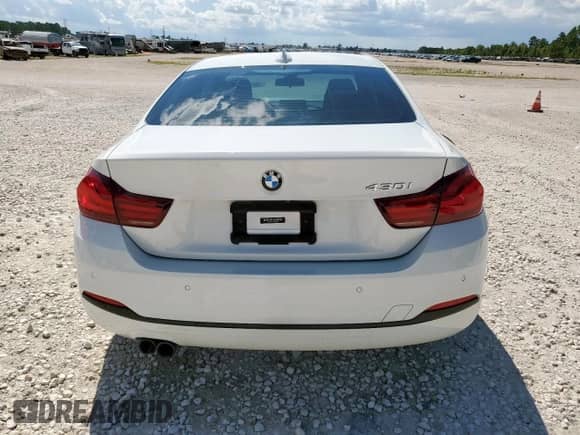 2020 BMW 4 Series 430i with VIN WBA4W3C01LFJ38593, listed as a Copart auction lot 82116675 with 43,925 mi miles and Clean title. Bid and sale history available at DreamBid. Image 6.