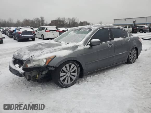 2011 Honda Accord EX with VIN 1HGCP2E77BA107474, listed as a Copart auction lot 44245285 with 130,052 mi miles and Salvage title. Bid and sale history available at DreamBid. Image 1.
