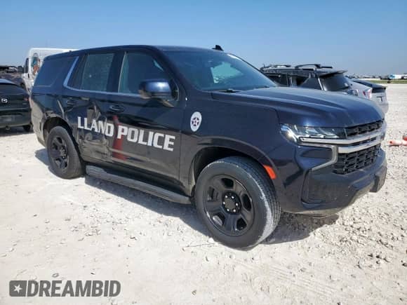 2022 Chevrolet Tahoe Commercial z VIN 1GNSCLED8NR221854, wystawiony jako Copart lot #66722205 z przebiegiem 53 072 mil mil oraz Szkoda całkowita • Salvage title. Historia ofert i sprzedaży dostępna na DreamBid. Obrazek 4.