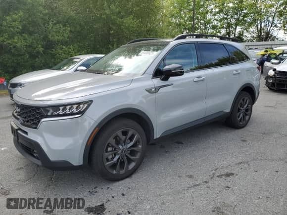 2023 Kia Sorento X-Line EX with VIN 5XYRHDLF6PG203857, listed as a Copart auction lot 61232425 with 66,053 mi miles and Salvage title. Bid and sale history available at DreamBid. Image 1.