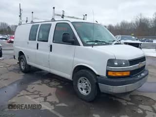 2020 Chevrolet Express Cargo with VIN 1GCZGGFG0L1169336, listed as a IAAI auction lot 41569722 with 165,855 mi miles and . Bid and sale history available at DreamBid. Image 1.