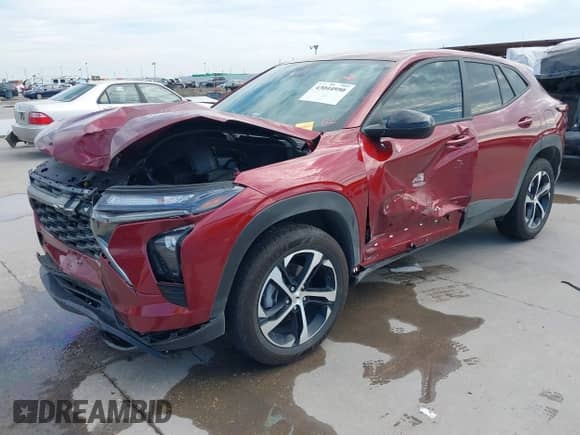 2025 Chevrolet Trax 1RS with VIN KL77LGEPXSC175018, listed as a IAAI auction lot 43044950 with 11,804 mi miles and . Bid and sale history available at DreamBid. Image 20.