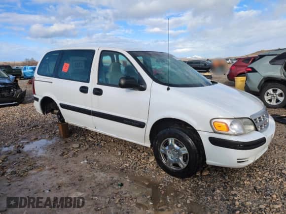 2002 Chevrolet Venture Value 1SV with VIN 1GNDU23E52D162637, listed as a Copart auction lot 86563964 with 166,036 mi miles and Salvage title. Bid and sale history available at DreamBid. Image 4.