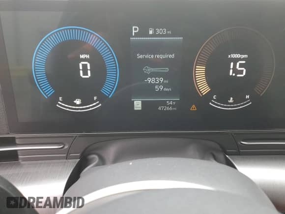 2024 Hyundai Kona SEL с VIN KM8HBCAB9RU117513, выставлен на аукционе Copart как лот 89566575 с пробегом 47 266 миль миль и Чистый • Clean title. История ставок и продаж доступна на DreamBid. Изображение 9.