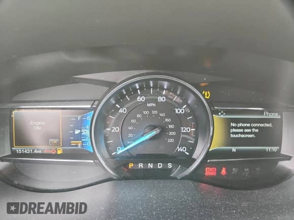 2017 Ford Explorer Sport with VIN 1FM5K8GT1HGD88403, listed as a Copart auction lot 69809245 with 151,431 mi miles and Salvage title. Bid and sale history available at DreamBid. Image 9.