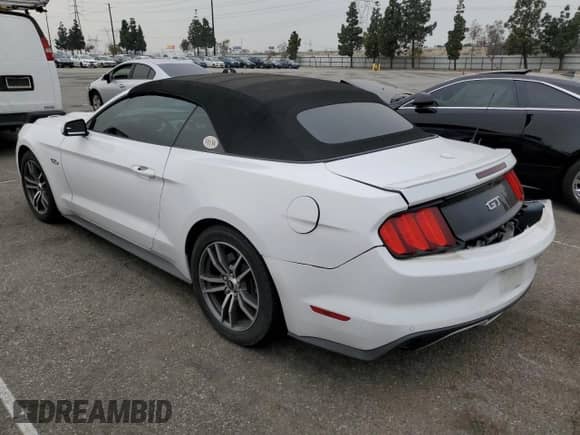 2016 Ford Mustang GT Premium с VIN 1FATP8FF1G5333992, выставлен на аукционе Copart как лот 47896715 с пробегом 89 661 миль миль и Списание • Salvage title. История ставок и продаж доступна на DreamBid. Изображение 2.