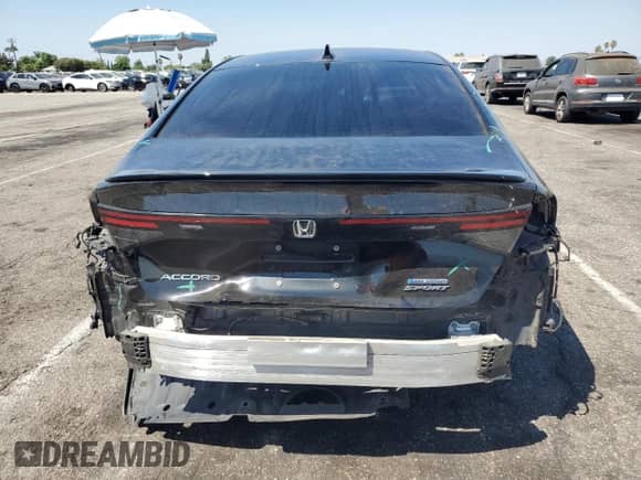 2023 Honda Accord Sport with VIN 1HGCY2F56PA043719, listed as a Copart auction lot 70882725 with 38,961 mi miles and Salvage title. Bid and sale history available at DreamBid. Image 6.