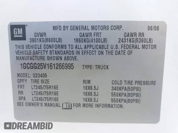 2006 Chevrolet Express Cargo с VIN 1GCGG25V161266995, выставлен на аукционе IAAI как лот 42989079 с пробегом 185 061 миль миль и . История ставок и продаж доступна на DreamBid. Изображение 9.