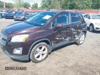 2016 Chevrolet Trax LTZ with VIN KL7CJRSB6GB755047, listed as a IAAI auction lot 43304262 with 70,603 mi miles and . Bid and sale history available at DreamBid. Image 2.