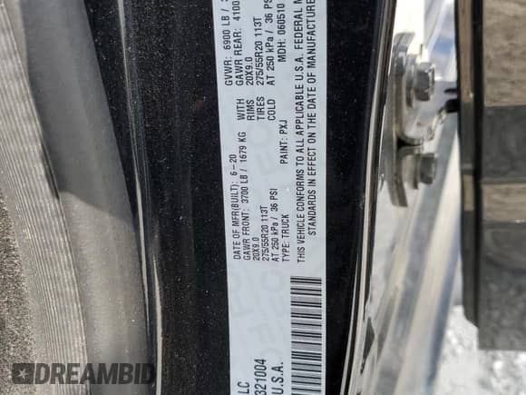 2020 Ram 1500 Big Horn with VIN 1C6RREFT8LN321004, listed as a Copart auction lot 80063865 with 88,865 mi miles and Salvage title. Bid and sale history available at DreamBid. Image 12.