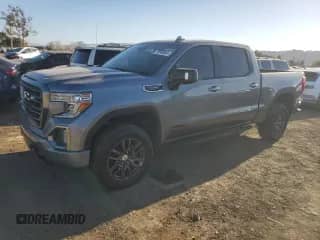 2021 GMC Sierra 1500 AT4 z VIN 1GTP9EEL1MZ174486, wystawiony jako Copart lot #76966064 z przebiegiem 56 375 mil mil oraz Czysty tytuł • Clean title. Historia ofert i sprzedaży dostępna na DreamBid. Obrazek 1.
