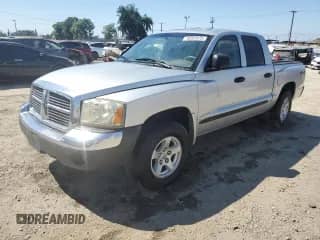 2005 Dodge Dakota SLT with VIN 1D7HW48N85S342452, listed as a Copart auction lot 70287975 with 165,543 mi miles and Clean title. Bid and sale history available at DreamBid. Image 1.