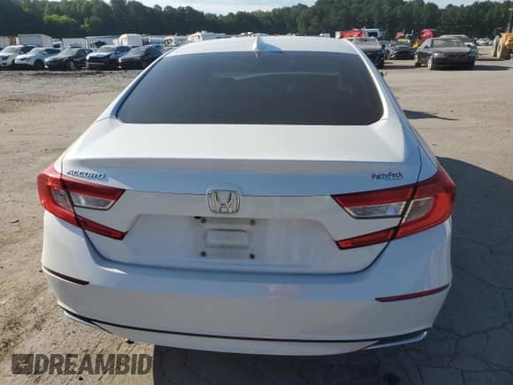 2020 Honda Accord EX-L with VIN 1HGCV1F56LA070996, listed as a Copart auction lot 68365575 with 75,706 mi miles and Salvage title. Bid and sale history available at DreamBid. Image 6.