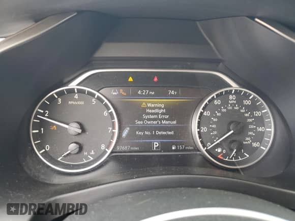 2022 Nissan Murano SV with VIN 5N1AZ2BS1NC109251, listed as a Copart auction lot 69111265 with 97,687 mi miles and Salvage title. Bid and sale history available at DreamBid. Image 9.