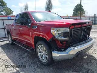 2021 GMC Sierra 1500 SLT with VIN 3GTP8DEDXMG169339, listed as a IAAI auction lot 41848898 with 45,303 mi miles and . Bid and sale history available at DreamBid. Image 1.