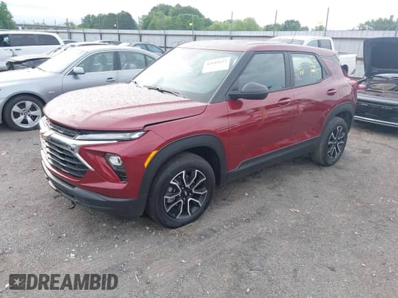 2025 Chevrolet TrailBlazer LS with VIN KL79MMSL7SB167972, listed as a IAAI auction lot 42145152 with 626 mi miles and . Bid and sale history available at DreamBid. Image 17.