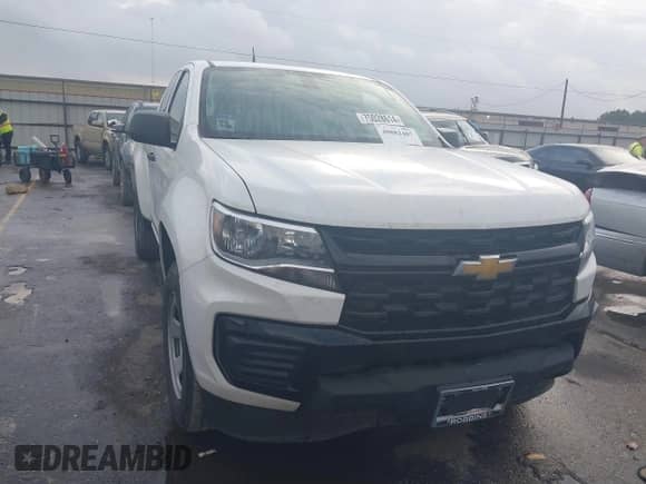 2022 Chevrolet Colorado 2WD Work Truck with VIN 1GCHSBEA1N1324957, listed as a IAAI auction lot 40882407 with 31,889 mi miles and . Bid and sale history available at DreamBid. Image 1.
