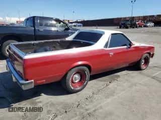 1983 Chevrolet El Camino z VIN 1GCCW80H7DR114305, wystawiony jako Copart lot #46691135 z przebiegiem 29 818 mil mil oraz Czysty tytuł • Clean title. Historia ofert i sprzedaży dostępna na DreamBid. Obrazek 3.