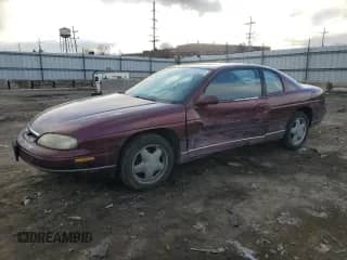 1997 Chevrolet Monte Carlo LS with VIN 2G1WW12M3V9103143, listed as a Copart auction lot 41851645 with 101,836 mi miles and Salvage title. Bid and sale history available at DreamBid. Image 1.