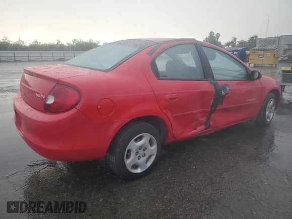 2000 Dodge Neon Highline with VIN 1B3ES46C0YD713835, listed as a Copart auction lot 77951064 with 96,173 mi miles and Salvage title. Bid and sale history available at DreamBid. Image 3.