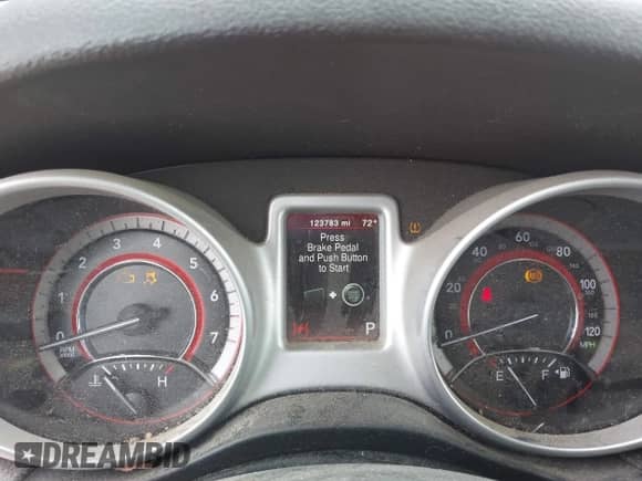 2017 Dodge Journey SE z VIN 3C4PDCAB3HT558671, wystawiony jako IAAI lot #43522014 z przebiegiem 123 783 mil mil oraz . Historia ofert i sprzedaży dostępna na DreamBid. Obrazek 7.