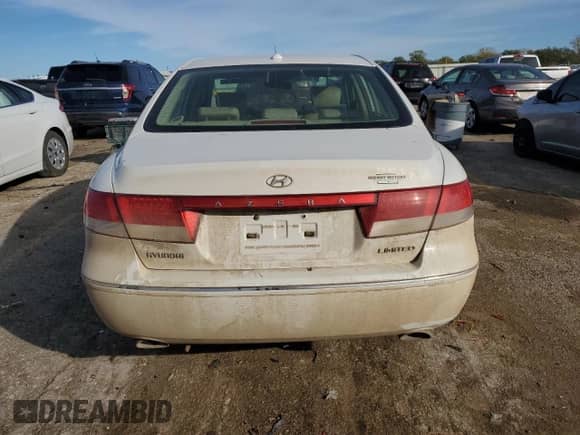 2008 Hyundai Azera Limited с VIN KMHFC46F58A306570, выставлен на аукционе Copart как лот 80287534 с пробегом Не указан миль и Списание • Salvage title. История ставок и продаж доступна на DreamBid. Изображение 6.