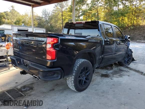2023 Chevrolet Silverado 1500 LT Trail Boss with VIN 3GCUDFED1PG244640, listed as a Copart auction lot 87000205 with 52,000 mi miles and Salvage title. Bid and sale history available at DreamBid. Image 3.