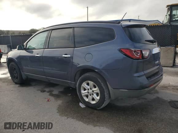2014 Chevrolet Traverse LS с VIN 1GNKRFED5EJ138946, выставлен на аукционе Copart как лот 82156255 с пробегом 97 416 миль миль и Чистый • Clean title. История ставок и продаж доступна на DreamBid. Изображение 2.