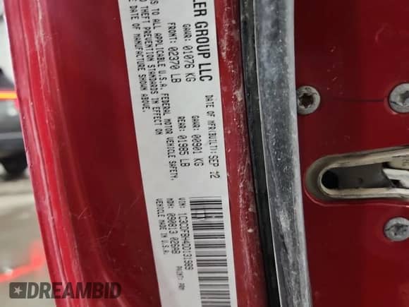 2013 Dodge Dart Rallye with VIN 1C3CDFBH4DD131989, listed as a Copart auction lot 71803045 with 142,684 mi miles and Salvage title. Bid and sale history available at DreamBid. Image 13.