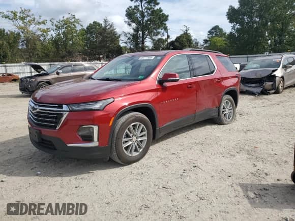 2023 Chevrolet Traverse LT Cloth с VIN 1GNERGKW8PJ338425, выставлен на аукционе Copart как лот 85777955 с пробегом 30 462 миль миль и Списание • Salvage title. История ставок и продаж доступна на DreamBid. Изображение 1.