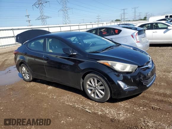 2016 Hyundai Elantra SE с VIN 5NPDH4AE7GH690547, выставлен на аукционе Copart как лот 70161615 с пробегом 96 570 миль миль и Списание • Salvage title. История ставок и продаж доступна на DreamBid. Изображение 4.