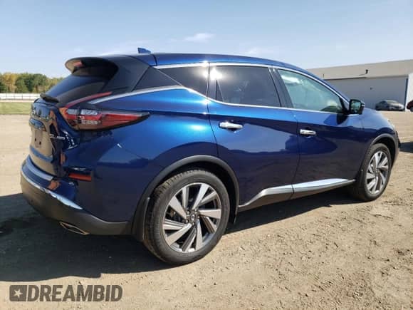 2021 Nissan Murano SL with VIN 5N1AZ2CS8MC109924, listed as a Copart auction lot 81410825 with 73,633 mi miles and Salvage title. Bid and sale history available at DreamBid. Image 3.