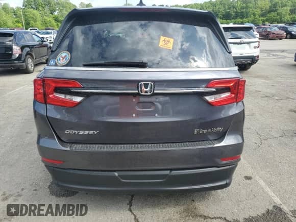 2024 Honda Odyssey EX-L с VIN 5FNRL6H64RB039764, выставлен на аукционе Copart как лот 57813785 с пробегом 5 167 миль миль и Списание • Salvage title. История ставок и продаж доступна на DreamBid. Изображение 6.