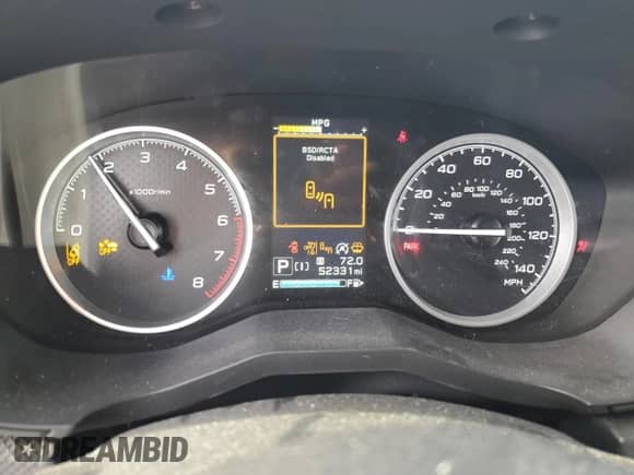 2022 Subaru Forester Premium z VIN JF2SKAEC5NH477870, wystawiony jako Copart lot #70214875 z przebiegiem 52 331 mil mil oraz Szkoda całkowita • Salvage title. Historia ofert i sprzedaży dostępna na DreamBid. Obrazek 9.