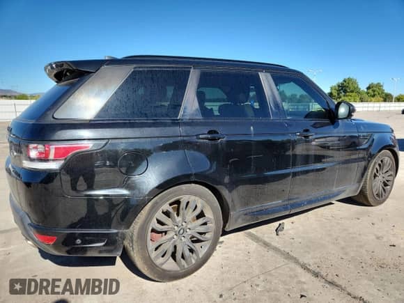 2017 Land Rover Range Rover Sport HSE Dynamic with VIN SALWV2FVXHA169399, listed as a Copart auction lot 81805025 with Not provided miles and Clean title. Bid and sale history available at DreamBid. Image 3.