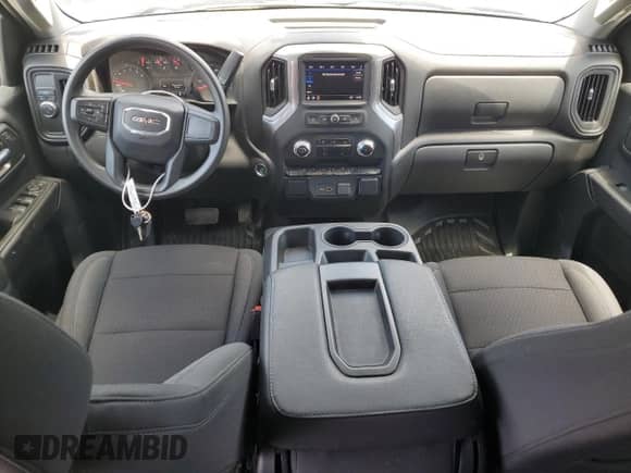 2023 GMC Sierra 1500 Pro with VIN 1GTRHAEDXPZ198318, listed as a Copart auction lot 57972405 with 55,341 mi miles and Salvage title. Bid and sale history available at DreamBid. Image 8.