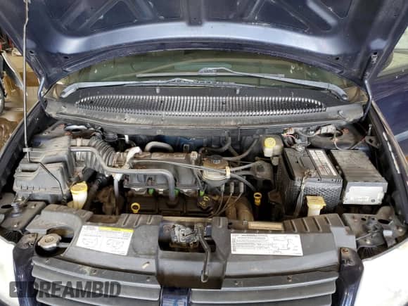 2005 Dodge Caravan SE with VIN 1D8GP24R75B159822, listed as a Copart auction lot 63381105 with 100,513 mi miles and Salvage title. Bid and sale history available at DreamBid. Image 12.