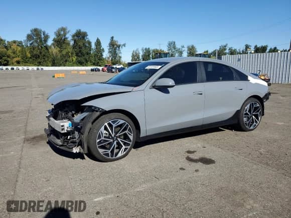 2023 Hyundai Ioniq 6 SEL с VIN KMHM34ACXPA030339, выставлен на аукционе Copart как лот 85181665 с пробегом 20 912 миль миль и Списание • Salvage title. История ставок и продаж доступна на DreamBid. Изображение 1.