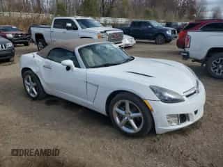 2008 Saturn Sky Red Line with VIN 1G8MF35X38Y111348, listed as a Copart auction lot 78131884 with 40,089 mi miles and Clean title. Bid and sale history available at DreamBid. Image 4.