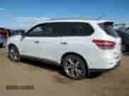 2014 Nissan Pathfinder Platinum Hybrid with VIN 5N1CR2MM3EC649806, listed as a Copart auction lot 80117495 with 155,568 mi miles and Clean title. Bid and sale history available at DreamBid. Image 2.