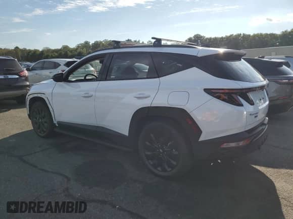 2023 Hyundai Tucson XRT with VIN KM8JFCAE3PU219824, listed as a Copart auction lot 70881865 with 16,412 mi miles and Salvage title. Bid and sale history available at DreamBid. Image 2.