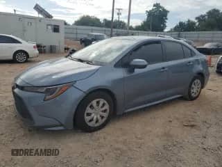 2021 Toyota Corolla L with VIN JTDDPMAE3MJ166317, listed as a Copart auction lot 66701175 with 90,429 mi miles and Salvage title. Bid and sale history available at DreamBid. Image 1.