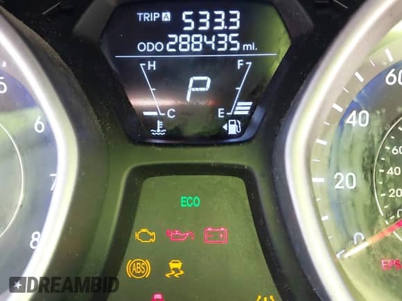 2013 Hyundai Elantra GLS with VIN KMHDH4AE7DU663779, listed as a IAAI auction lot 43385056 with 288,435 mi miles and . Bid and sale history available at DreamBid. Image 7.