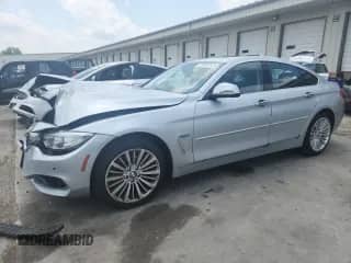 2015 BMW 4 Series 428i xDrive z VIN WBA4C9C54FG135418, wystawiony jako Copart lot #59016445 z przebiegiem 77 727 mil mil oraz Szkoda całkowita • Salvage title. Historia ofert i sprzedaży dostępna na DreamBid. Obrazek 1.