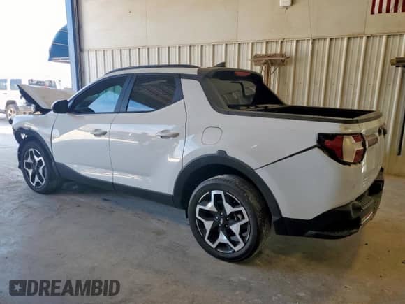 2022 Hyundai Santa Cruz Limited with VIN 5NTJEDAF9NH039066, listed as a Copart auction lot 81259125 with 24,489 mi miles and Salvage title. Bid and sale history available at DreamBid. Image 2.