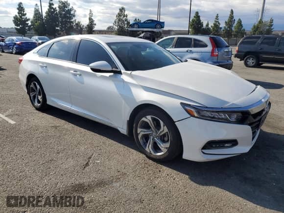 2019 Honda Accord EX-L с VIN 1HGCV1F55KA144942, выставлен на аукционе Copart как лот 86603285 с пробегом 126 740 миль миль и Списание • Salvage title. История ставок и продаж доступна на DreamBid. Изображение 4.